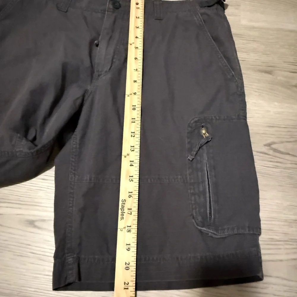 The North Face Mens Shorts 36 Gray Cargo Hiking Ripstop Lightweight